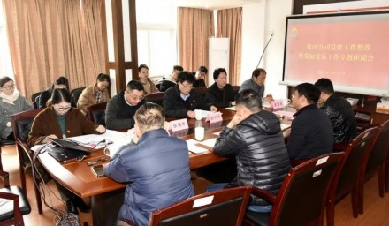 集團(tuán)公司召開黨建工作整改暨發(fā)展黨員工作專題座談會(huì)